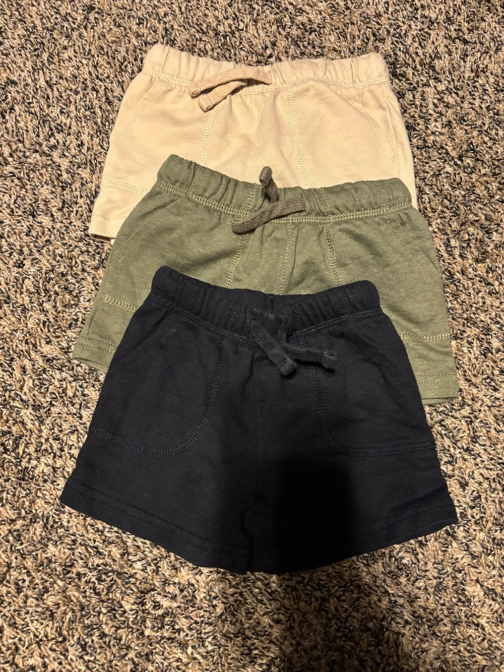 Set of 3 Carters Knit Shorts - 12m